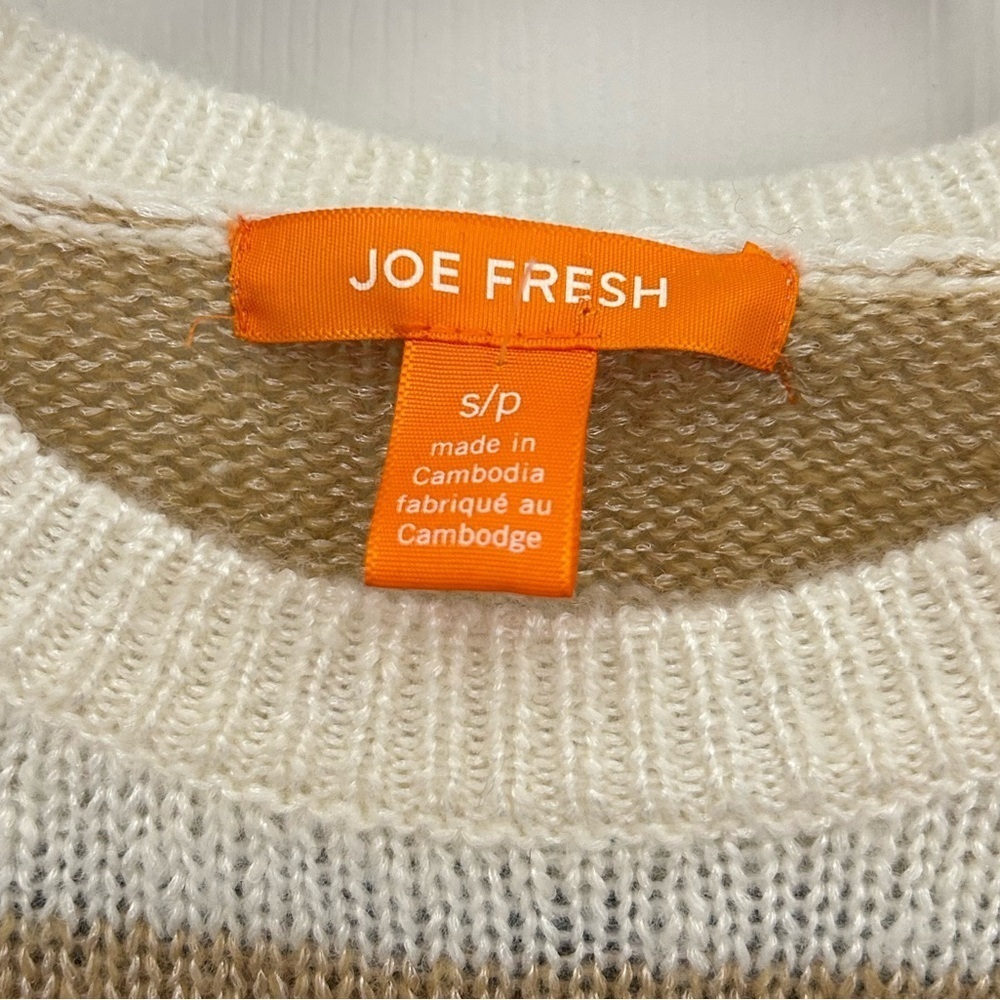 Joe Fresh Stripped Sweater, Sz S - Picture 2 of 5